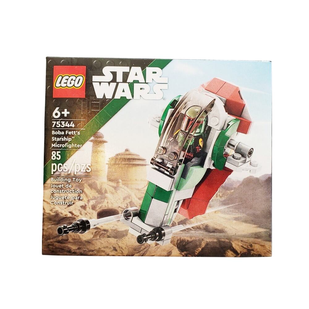Lego 75344 Star Wars Boba Fett's Starship Microfighter New in Sealed Box Retired